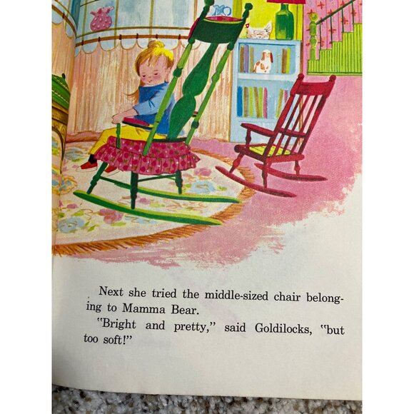 Vintage Little Golden Book The Three Bears Classic Childrens Storybook 69 Cent E - Picture 6 of 10